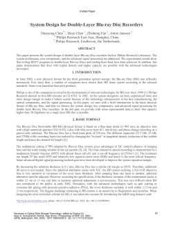 System Design for Double-Layer Blu