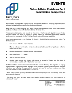 June 2003 - Fisher Jeffries Christmas Card Commission