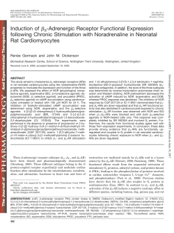 Induction of Я3 -Adrenergic Receptor Functional Expression