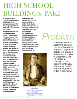 HIGH SCHOOL BUILDINGS: PAKI