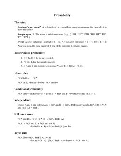 Probability - Biostat.wisc.edu
