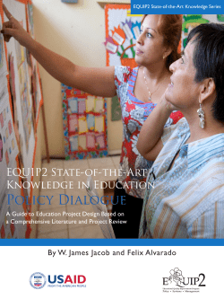Policy Dialogue - Education Policy Data Center