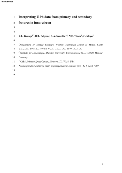 Interpreting U-Pb data from primary and secondary features in lunar