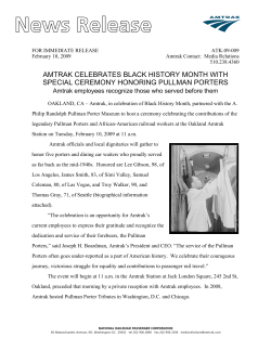 amtrak celebrates black history month with special ceremony