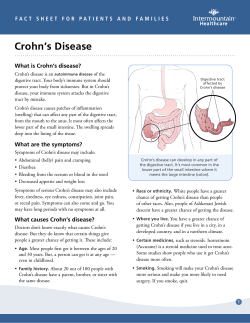 Crohn`s Disease - Intermountain Healthcare
