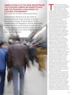 ambiculturals in the new mainstream