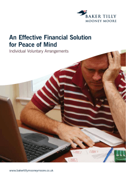 Individual Voluntary Arrangements - Business