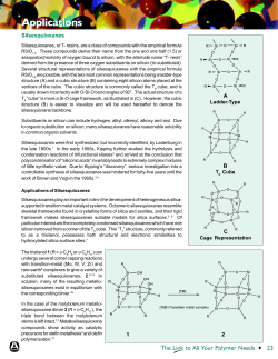Silsesquioxanes - Sigma