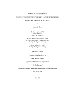 Ambiguous Embodiment: Constructing