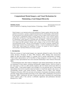 Computational Mental Imagery, and Visual Mechanisms for