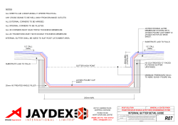 INTERNAL GUTTER DETAIL GUIDE