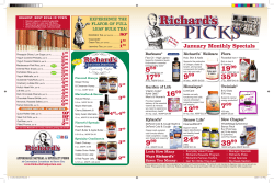 NEW - Richard`s Foodporium