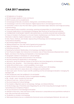 a PDF - CAA 2016 Conference