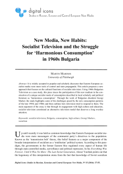 New Media, New Habits: Socialist Television and the Struggle for