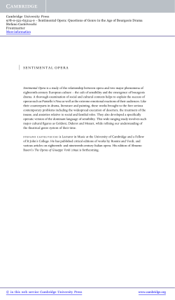 SENTIMENTAL OPERA - Assets - Cambridge University Press