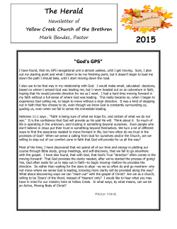 September Newsletter 2015.pub - Yellow Creek Church of the