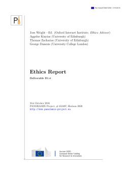 Ethics Report