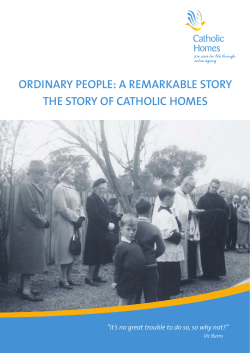 ORDINARY PEOPLE: A REMARKABLE STORY THE STORY OF