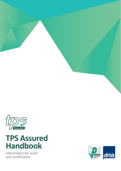 TPS Assured Handbook