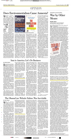 opinion - Wall Street Journal