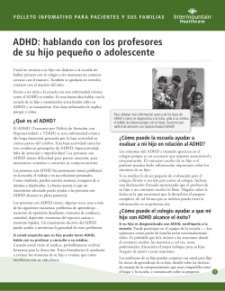 ADHD: hablando con los profesores de su hijo pequeño o