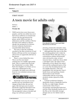 A teen movie for adults only