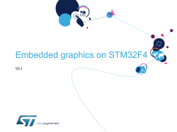 Embedded graphics on STM32F4