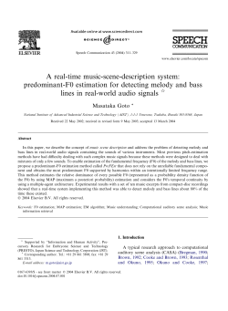 A real-time music-scene-description system: predominant