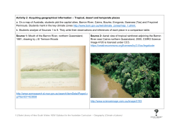 Activity 2: Acquiring geographical information &ndash; Tropical, desert and