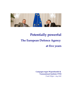 EDA at five - Stop Wapenhandel