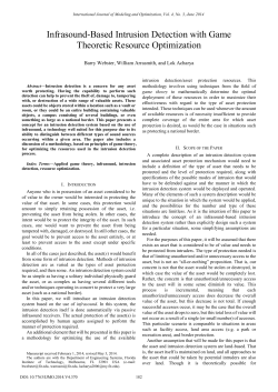 Infrasound-Based Intrusion Detection with Game Theoretic