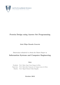 Protein Design using Answer Set Programming Information Systems