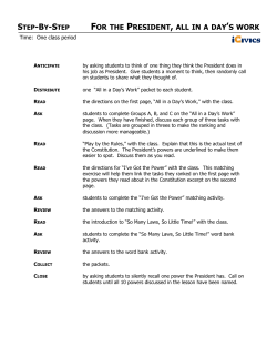 All in a Day`s Work_Teacher Materials