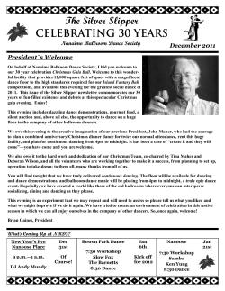 The Silver Slipper - Nanaimo Ballroom Dance Society