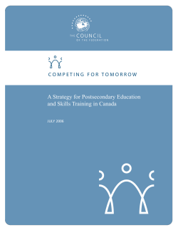 Competing For Tomorrow