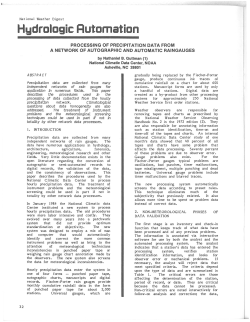 Hydrologic Rutomation - National Weather Association