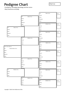 Pedigree Chart - Norwegian genealogy magazine