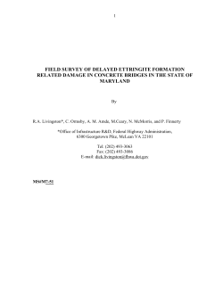 Field Survey of Delayed Ettringite Formation Related Damage in