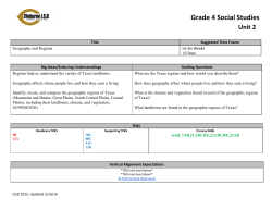 Grade 4 Social Studies Unit 2