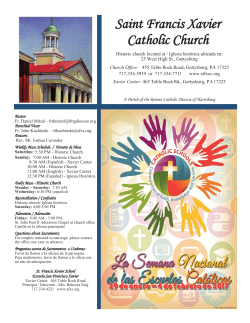 01-29-2017 - St. Francis Xavier Church