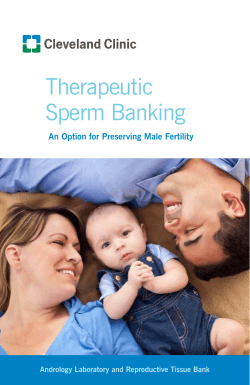 Therapeutic Sperm Banking