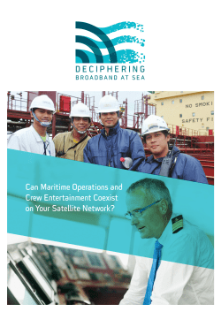 DECIPHERING Can Maritime Operations and Crew