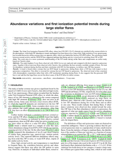 Abundance variations and first ionization potential trends during