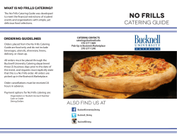 no frills - Bucknell University