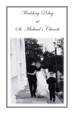 Printable Wedding Policy