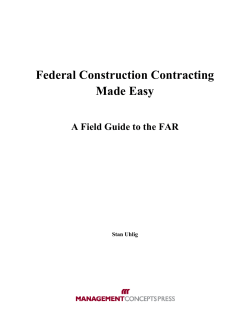 Federal Construction Contracting Made Easy