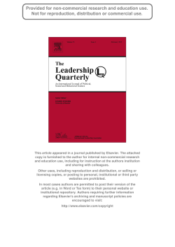 Radical Authentic Leadership