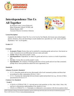 Interdependence Ties Us All Together