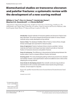 Biomechanical studies on transverse olecranon