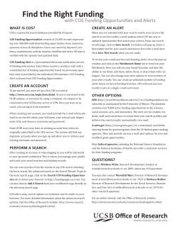 Graduate Research Funding Handout